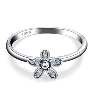 Flower silver 925 ring