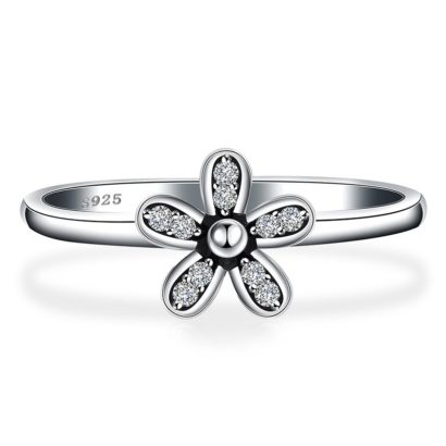 Flower silver 925 ring