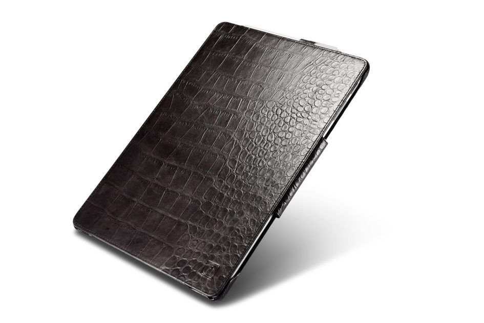 Surface Pro4 Embossed Crocodile Genuine Leather Folio Case
