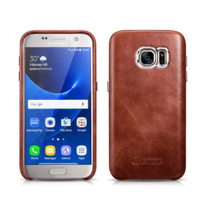 Samsung Galaxy S7 Vintage Back Cover Series Genuine Leather Case