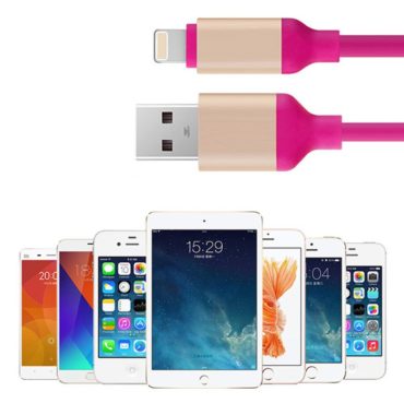IPhone Cable 1 Meter High-quality USB cable fast charger soft TPE data sync USB charging cable for ios, for IPhone