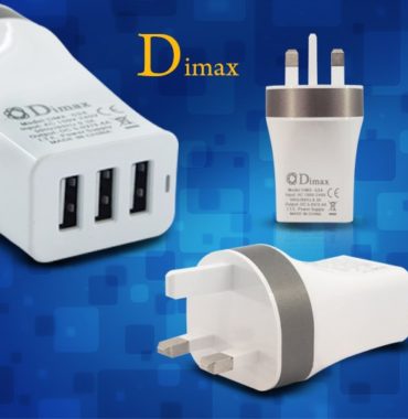 Dimax charger adapter 3 in 1 Compatible with all Smart iPhone, Tablets, iPad, Samsung, Apple