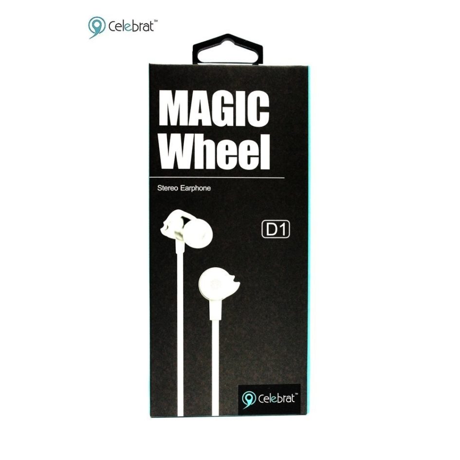ND1 Magic Wheel Stereo Earphones With Mic, High quality with multiple colors
